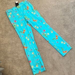 NWT Ralph Lauren floral pants- womens size 8